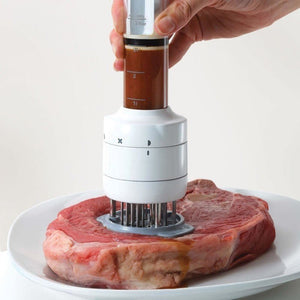 FlavorPress Sauce Injector & Tenderizer  أداة حقن وتطرية اللحوم